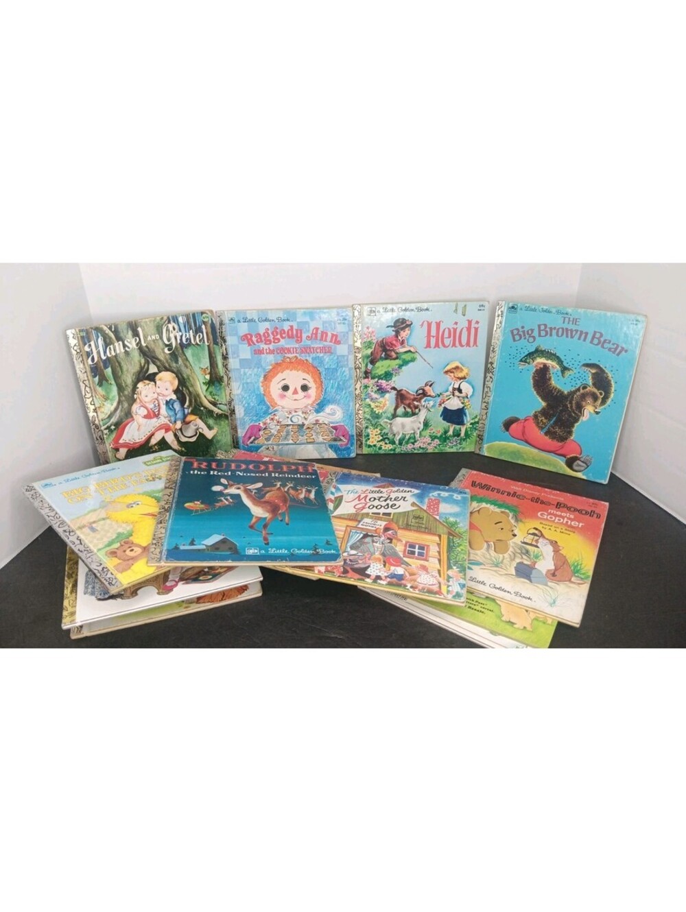 VTG A Little Golden Book Lot Of 20 Mixed Titles 70's and 80's Hardcover